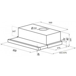 CIARKO Single 60 Inox
